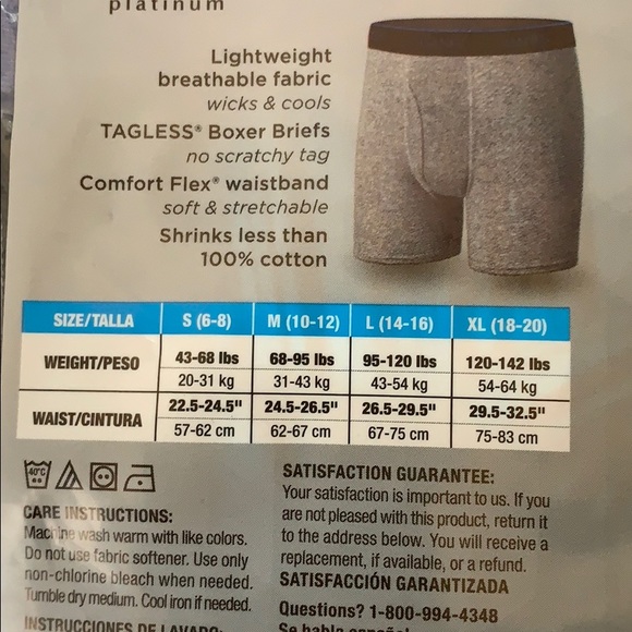 Hanes Boys Boxer Briefs - Picture 8 of 9